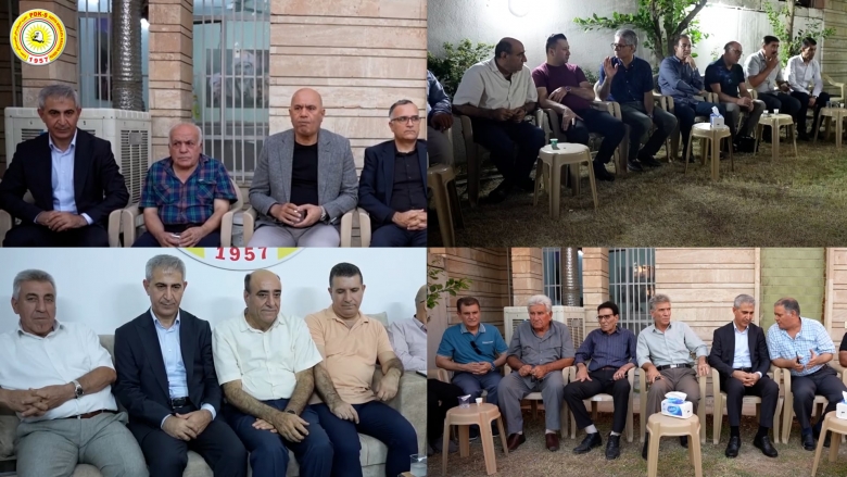 الحزب الديمقراطي الكوردستاني - سوريا يقيم مراسم عزاء الشخصية الوطنية والاجتماعية نزار عمر في أربيل