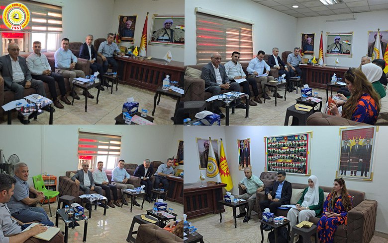 دهوك.. مكتب قيادة إقليم كوردستان للديمقراطي الكوردستاني - سوريا يعقد اجتماعه الاعتيادي