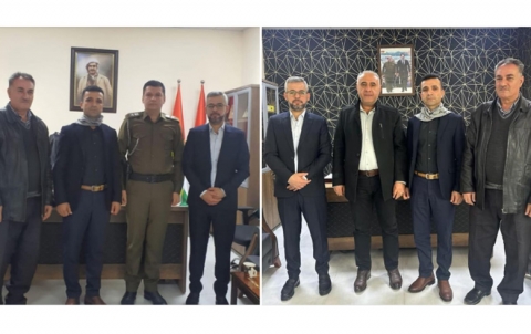 Şandeke Encûmena Bilind a Penaberan li gel Rêveberê nişînbûna penaberên Sûrî li Hewlêrê civiya