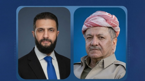 الرئيس بارزاني يعزّي الرئيس السوري بضحايا الحادث المروري الأليم