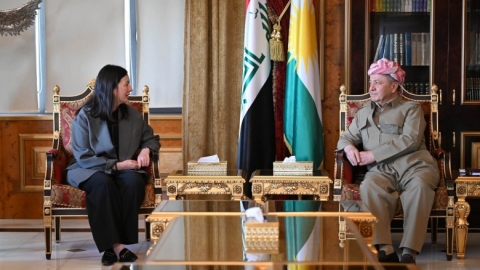 الرئيس بارزاني يبحث مع مديرة مبادرة العراق في المجلس الأطلسي التغيرات والمستجدات والمعادلات في المنطقة