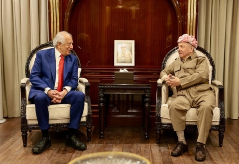 الرئيس بارزاني يستقبل زلماي خليل زاد