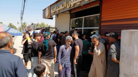  أزمة الخبزتتفاقم في مدينة قامشلو بكوردستان سوريا 