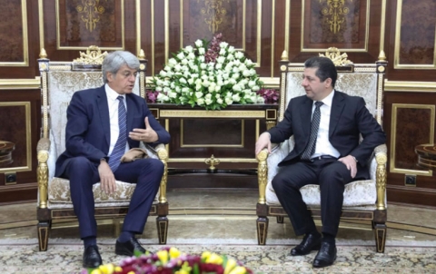 Mesrûr Barzanî ligel Birono Ubêrt rewşa Sûriyê gotubêj kir