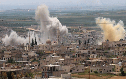 منظمات إغاثية تعلق نشاطها في إدلب جراء القصف