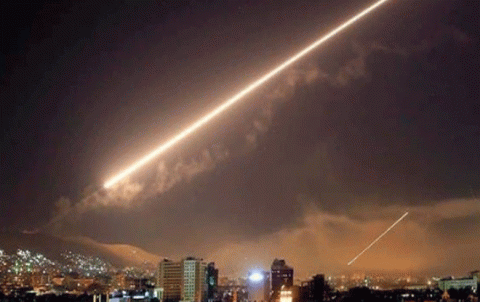 قصف إسرائيلي لقوات فيلق القدس قرب دمشق 