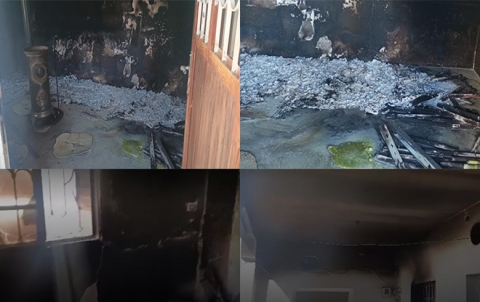 Amûdê.. Çekdarên nenas baregeha ENKSê şewitandin