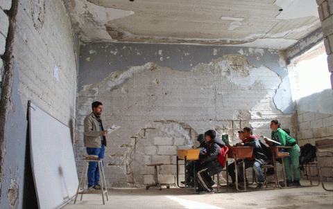 منظمة: آلاف الأطفال محرومون من التعليم في سوريا