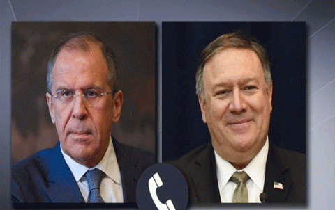Lavrov û Pompyo rewşa Sûriyê gotubêjkirin