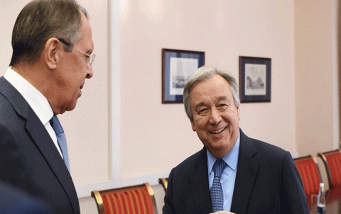 Lavrov û Gotîrês rewşa Sûriyê gengeşe kirin