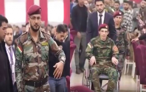 دهوك .. تكريم ثلاثة من بيشمركة روژ