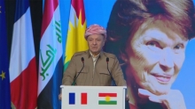  الرئيس بارزاني: دانيال ميتران كانت تدافع عن حقوق الكورد في المحافل الدولية