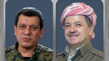 اتصال هاتفي بين الرئيس بارزاني ومظلوم عبدي