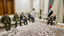 الرئيس العراقي يؤكد على رفع قدرات البيشمركة وتطوير قدراتها القتالية 