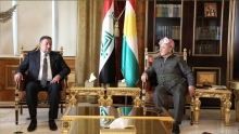 الرئيس بارزاني يستقبل رئيس تحالف السيادة ويبحثان التنسيق بين الأطراف السياسية العراقية