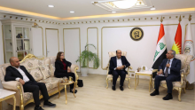ممثلية إقليم كوردستان لـENKS  تلتقي مؤسسة بارزاني الخيرية  
