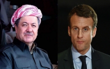 الرئيس الفرنسي ايمانويل ماكرون يزور اقليم كوردستان