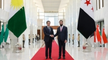 نيجيرفان بارزاني وأحمد الشرع يناقشان القضايا ذات الاهتمام المشترك