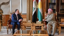 الرئيس بارزاني يستقبل القنصل العام لفلسطين