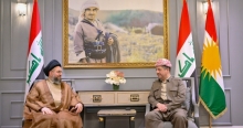 رئيس حكومة إقليم كوردستان يستقبل رئيس تيار الحكمة الوطني