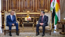 مسرور بارزاني يستقبل السفير الكرواتي لدى العراق