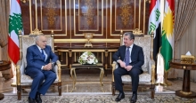مسرور بارزاني يستقبل وزير الثقافة اللبناني غسان سلامة