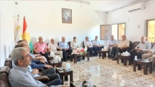 زيارة وفد من المجلس الوطني الكوردي بديرك لمكتب الـ: PDK-S