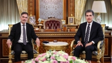 نيجيرفان بارزاني يستقبل سفير الاتحاد الأوروبي لدى العراق  