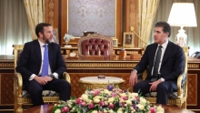 نيجيرفان بارزاني يبحث مع السفير الإيطالي لدى العراق أوضاع الإقليم والعراق وآخر تطورات المنطقة   