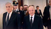 الرئيس بارزاني يبحث مع أنطونيو تاياني وزير خارجية إيطاليا التطورات في سوريا