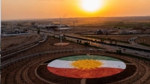 مشروع تجميلي جديد في أربيل يتضمن أكبر علم حجري لكوردستان