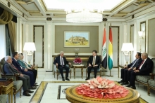 نيجيرفان بارزاني يستقبل الهيئة الرئاسية للمجلس الوطني الكوردي في سوريا