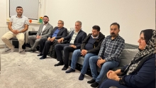وفد من منظمة أوروبا للحزب الديمقراطي الكوردستاني – سوريا يزور عائلة المناضل الراحل محمد أمين عباس (أبو مزگين)