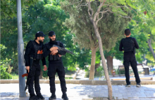   انفجاران قرب الفندق الذي يقيم فيه الرئيس الفرنسي ماكرون في دمشق