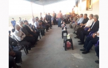 وفد من قيادة الـ PDK-S يقدم واجب عزاء المناضل عدنان بشير