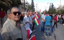 ENKS li bajarê Dirbêsiyê roja Ala Kurdî bilind nerxand