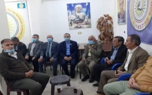 وفد من مجلس محلية الشهيد نصر الدين برهك يزور مكتب الـ PDK-S لتهنئة  المفرج عنهم محمد صالح و برزان حسين لياني 