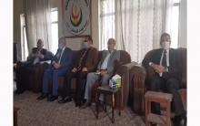 علي عوني مسؤول الفرع الثامن للـPDK  يزور مكتب PDK-S في زاخو
