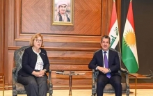 رئيس حكومة إقليم كوردستان يتلقى اتصالاً هاتفياً من مساعدة وزير الخارجية الأمريكي