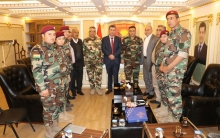 وفد من منظمة روژ للـ PDK-S يهنئ العقيد روباري بمهامه الجديدة