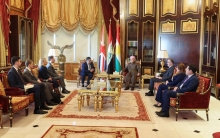 الرئيس بارزاني يستقبل وفداً من الحكومة البريطانية