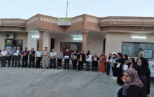 تنظيم زاخو للـ PDK-S ينظم اعتصاما للتنديد بالجريمة الإرهابية التي ارتكبها PYD بحق امين عيسى 