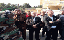 وفد من الـ PDK-S يشارك في مراسيم تشييع جنازات ضحايا الجريمة النكراء بحق المغدور بسام  مشو وعائلته