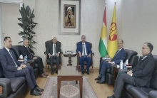 وفد من ممثلية اقليم كوردستان للـENKS يلتقي مكتب العلاقات الكوردستانية للحزب الديمقراطي الكوردستاني 