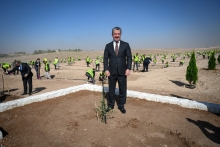 مسرور بارزاني يطلق مشروع الحزام الأخضر بالعاصمة أربيل:     الحزام الأخضر سيُسهم في تنقية الهواء وتحسين المناخ 