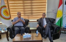 وفد من كونفدراسيون الجاليات الكوردية يزور ممثلية ENKS في إقليم كوردستان 
