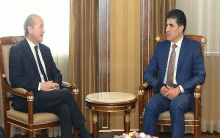 رئيس إقليم كوردستان يلتقي وفداً فرنسياً ويبحثان تطورات الاوضاع في سوريا