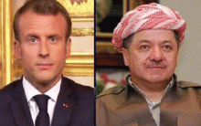 الرئيس بارزاني يشكر الرئيس ماكرون والشعب الفرنسي