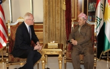 الرئيس بارزاني خلال لقائه مع جيفري أبدى قلقه حيال مستقبل الشعب الكوردي في سوريا