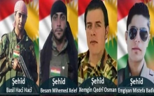 الذكرى السنوية الثامنة لاستشهاد أربعة من مقاتلي قوات بيشمركة روژ 